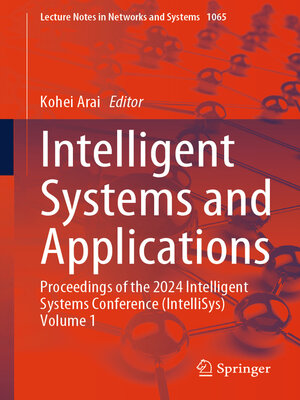 cover image of Intelligent Systems and Applications